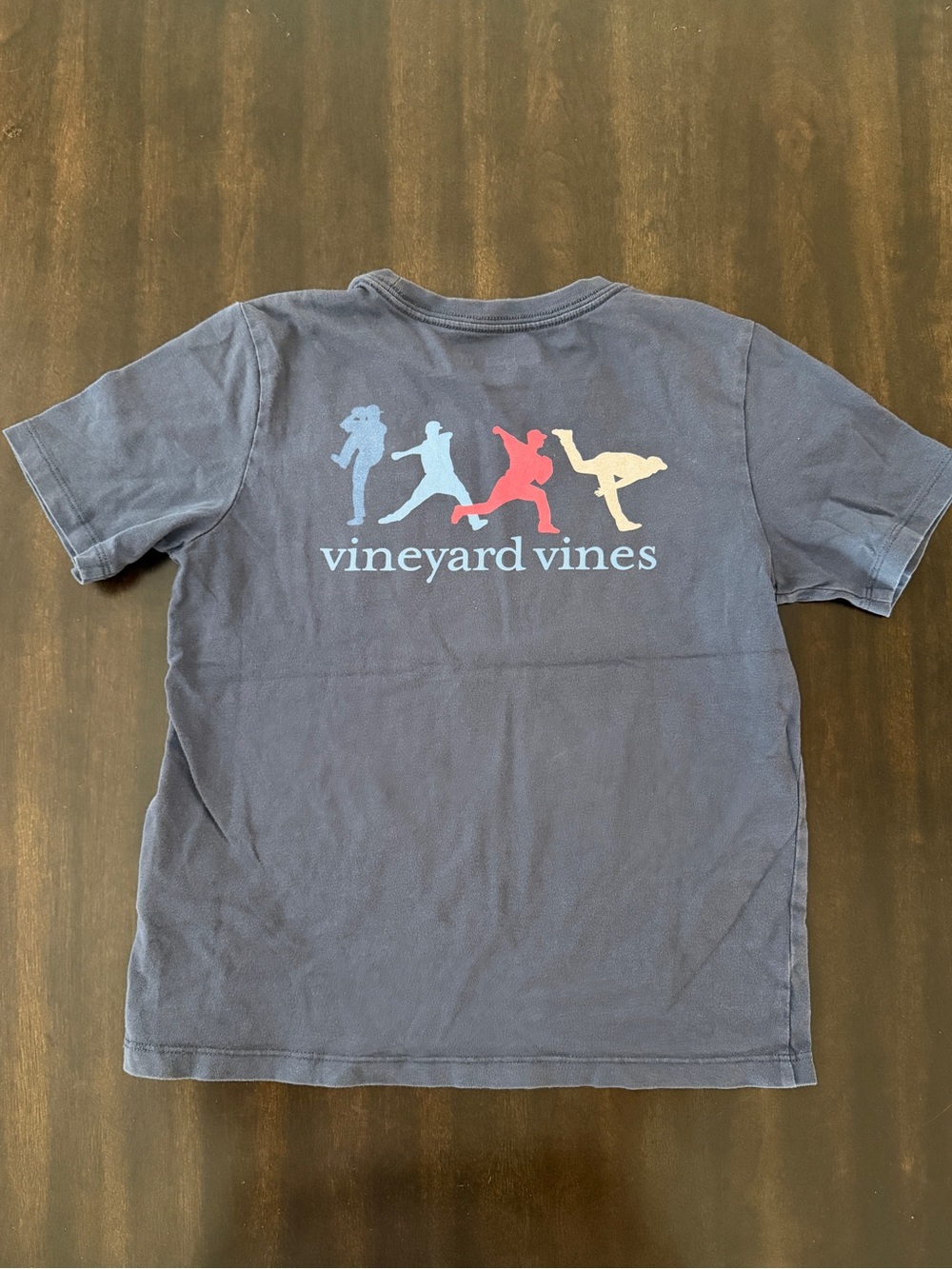 Boys navy blue baseball vineyard vines tshirt
